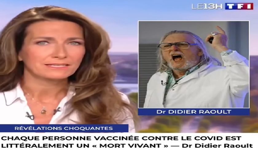 Non, TF1 na jamais diffus cette vido sur le vaccin du Covid : Un faux journal pour une vraie...